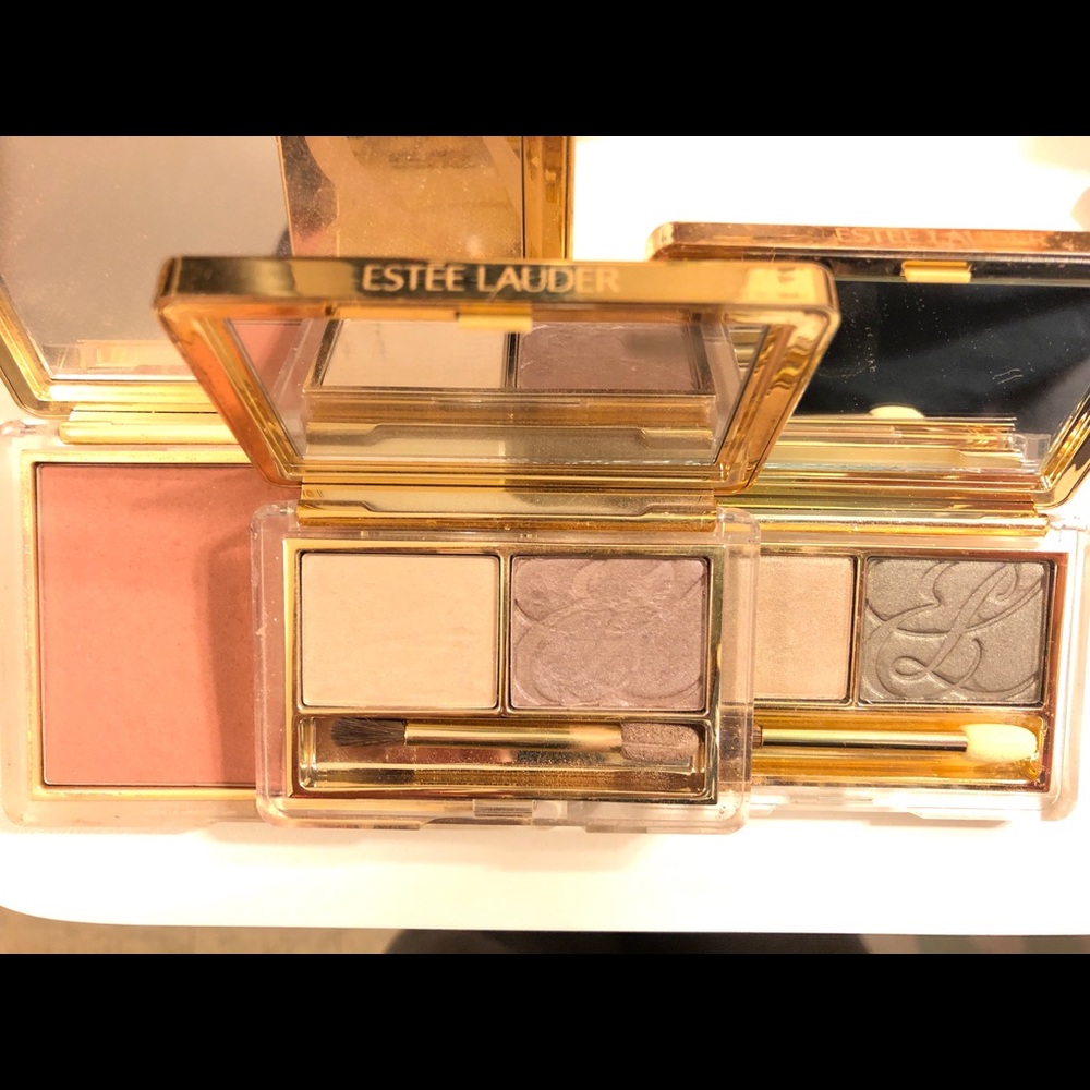 Este Lauder Blush and Two eyeshadows.